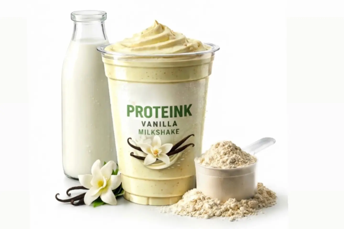 ميلك شيك بروتين‭ ‬فانيلا