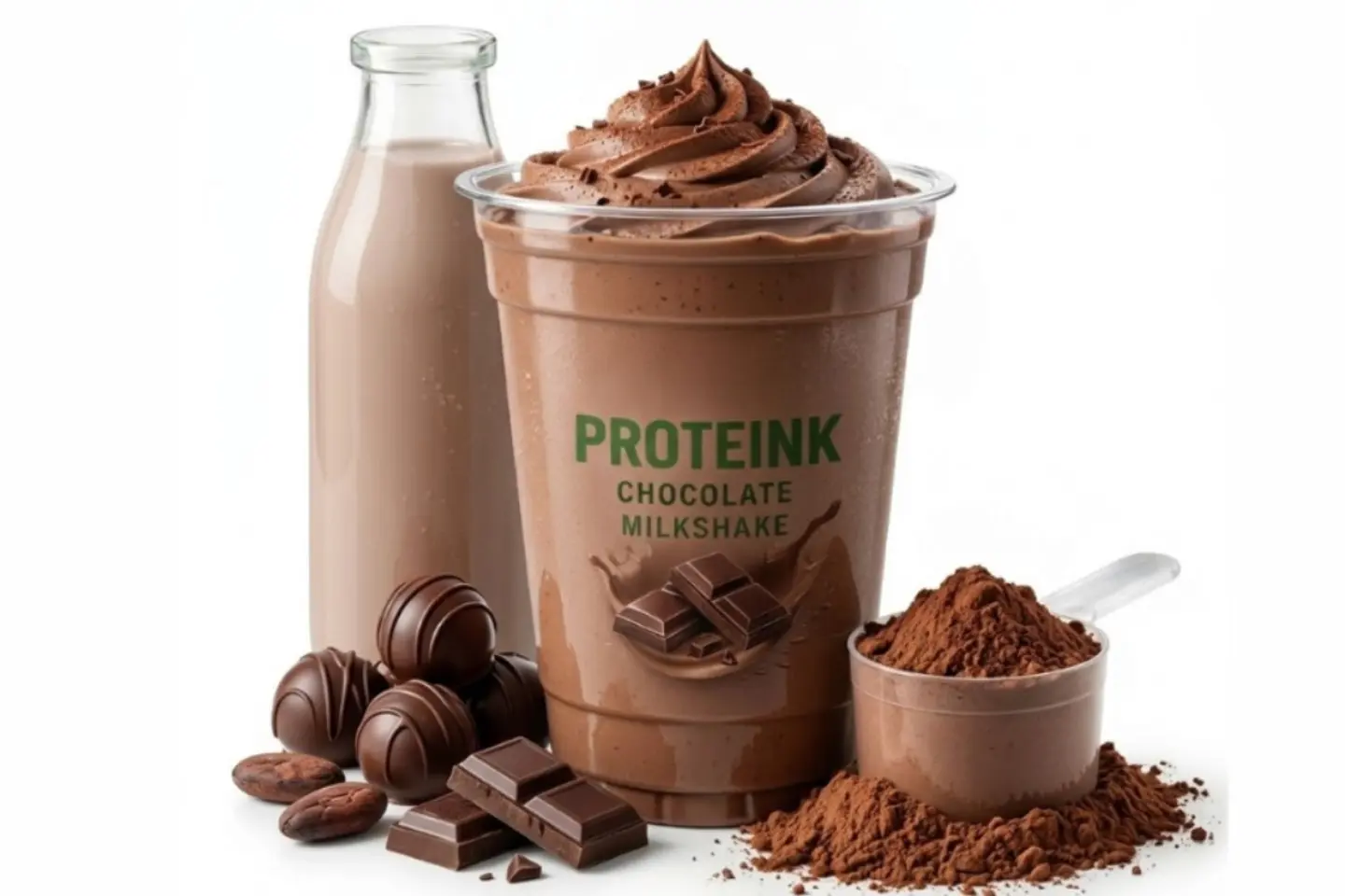 بروتين شيك‭ ‬معزول‭ ‬بالشوكلاته