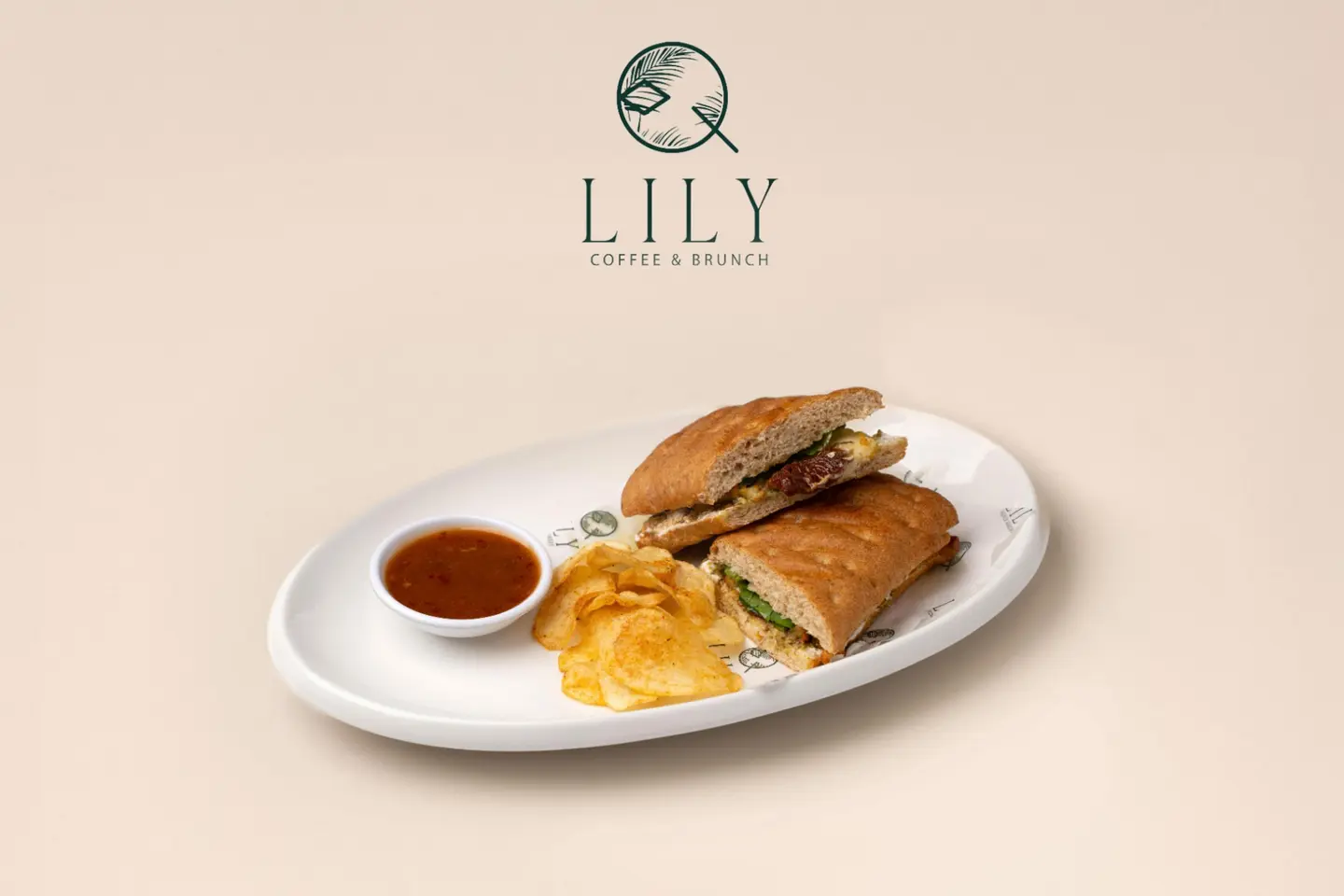 Halloumi Panini With Pesto