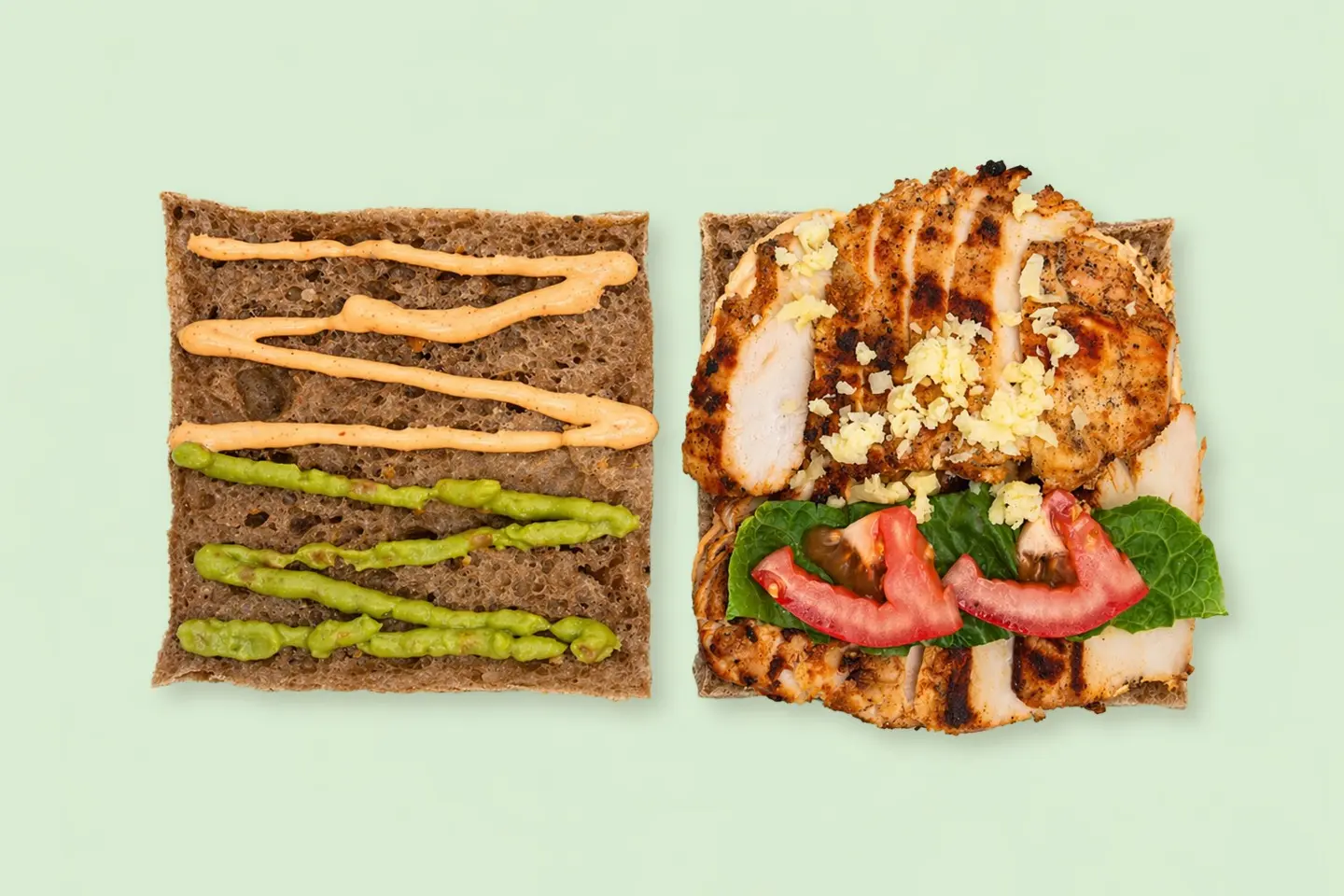 ساندوتش الدجاج المشوي