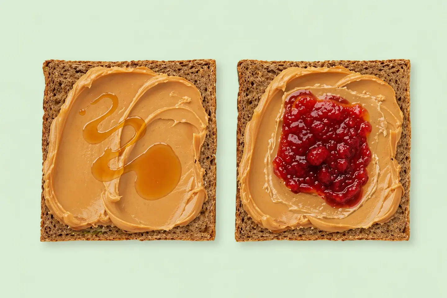 فول سوداني مربى ساندويتش