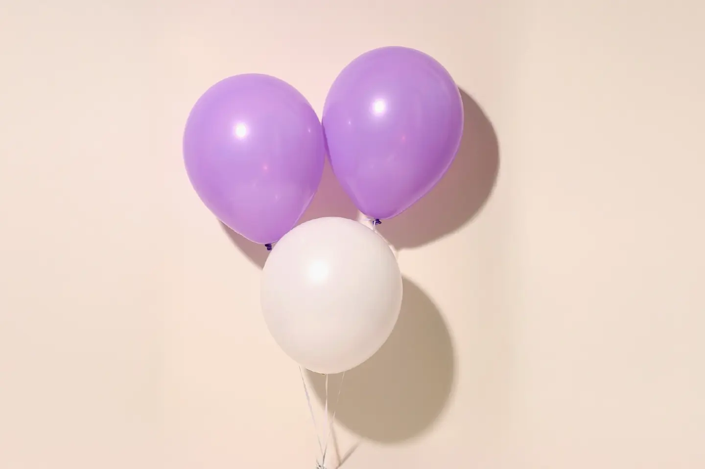White Helium Balloon