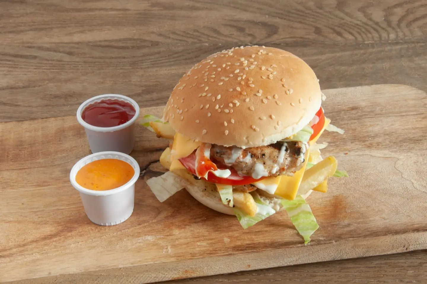 برجر دبل دجاج