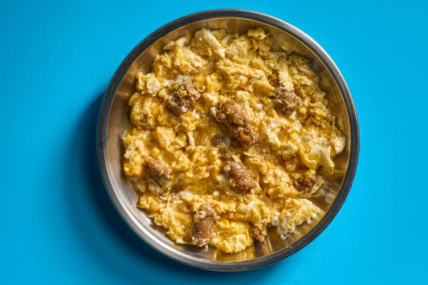 Fried Eggs With Sausage Dish