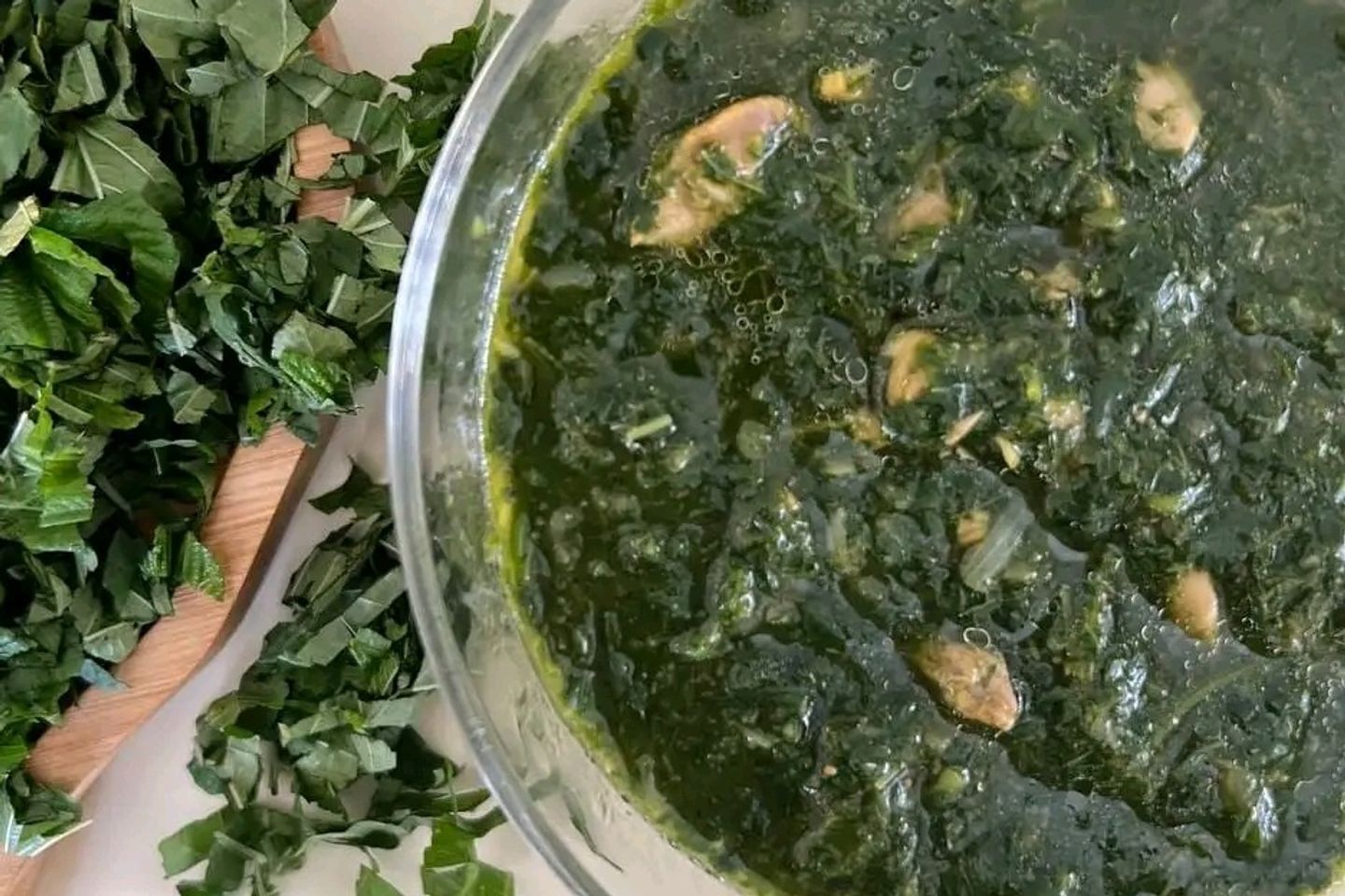 ملوخيه جمبري