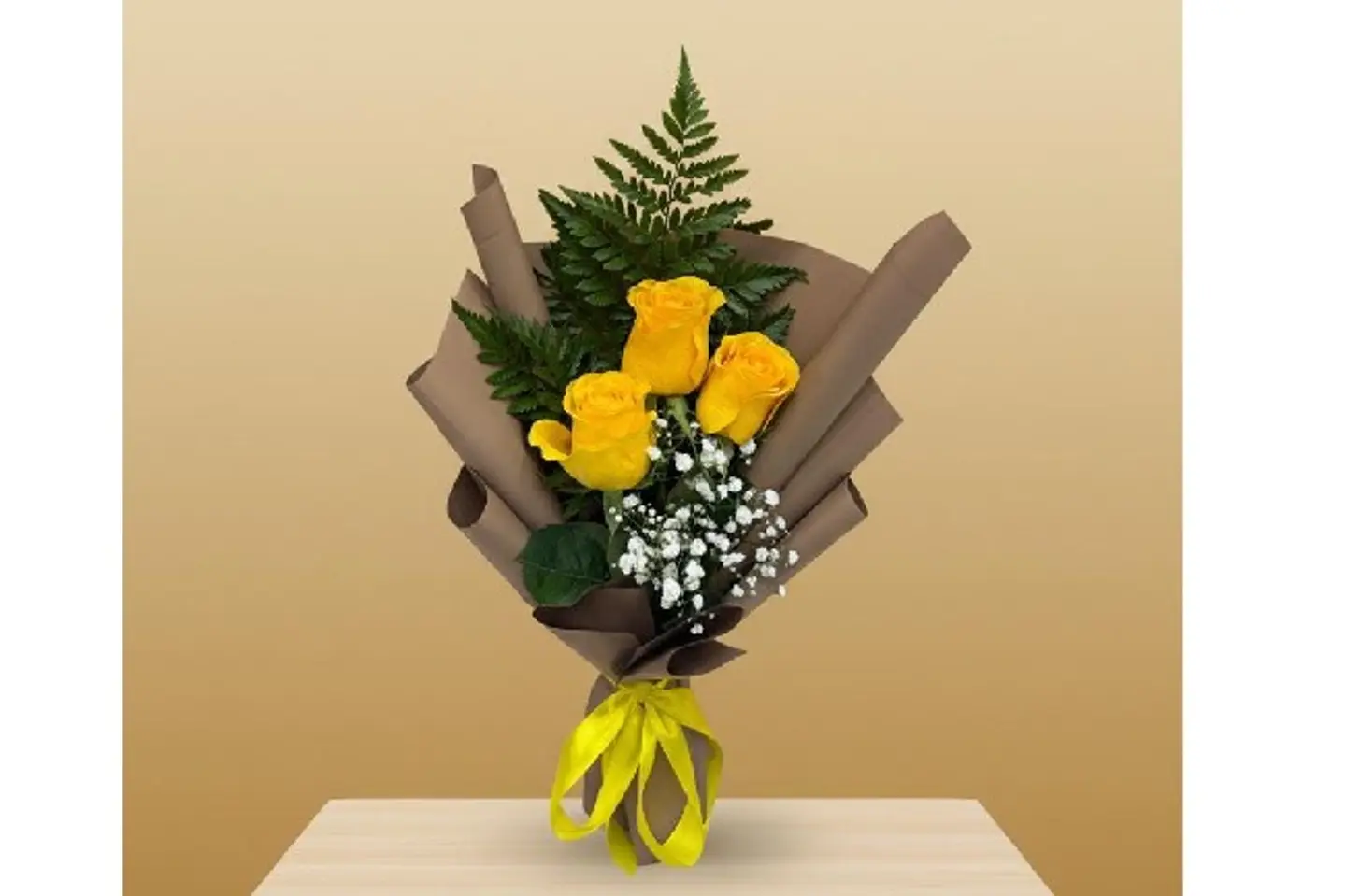 Three Roses With Accessories 346