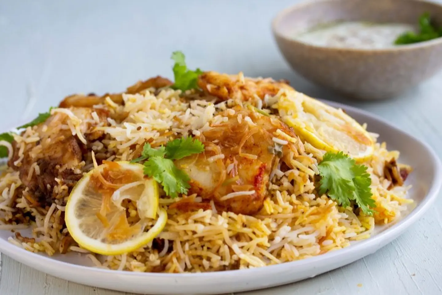 Fish Fillet With Biryani Rice