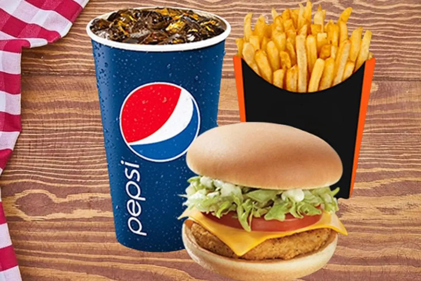 Cheese Burger Meal