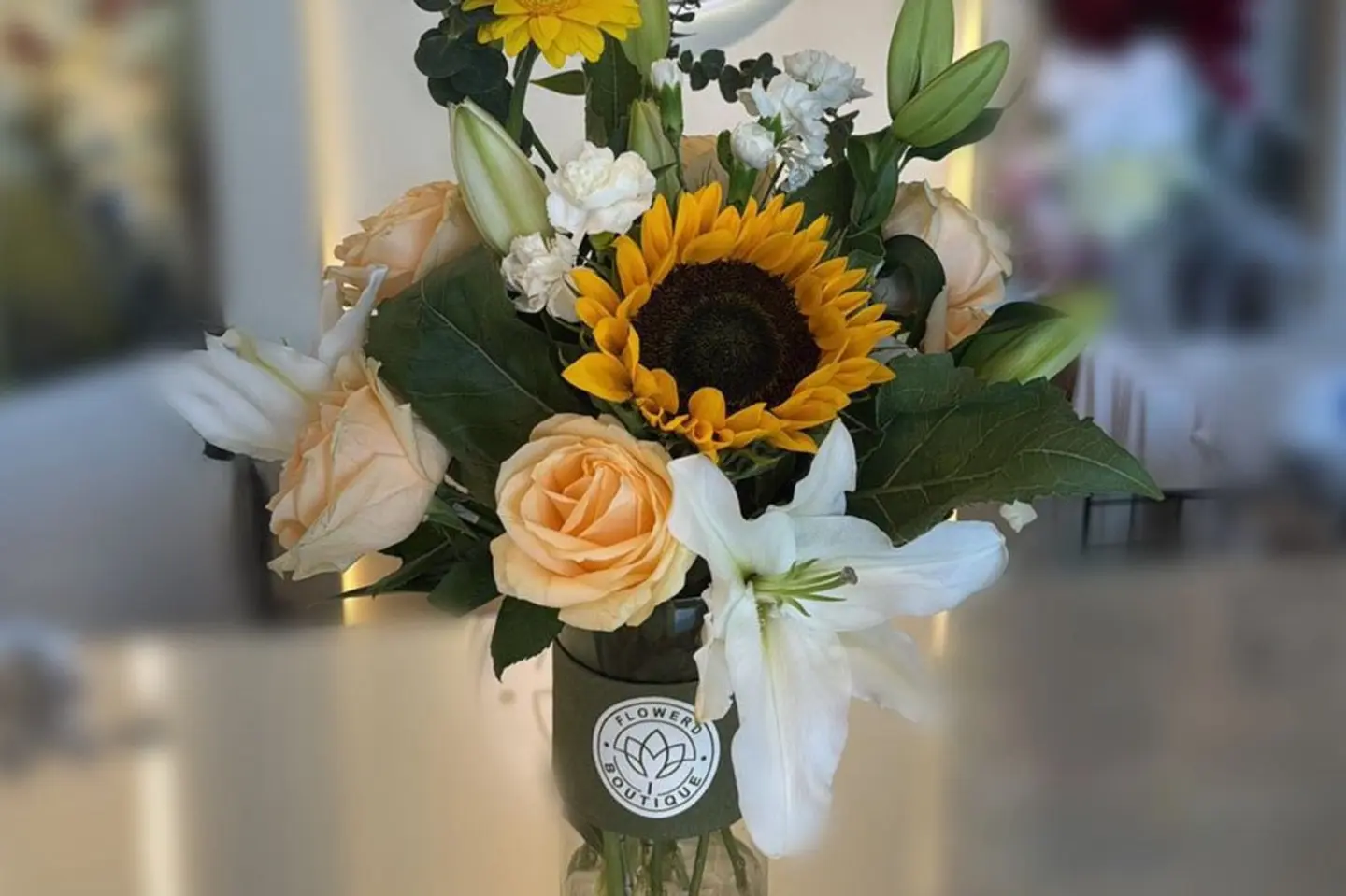 فازة مكس زهور فاخرة