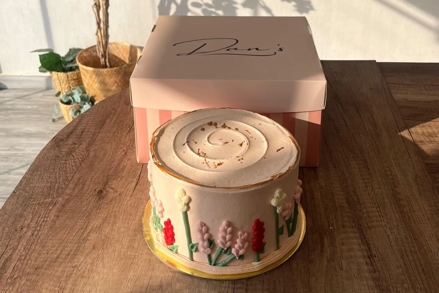 كيكة الزهور - كبير