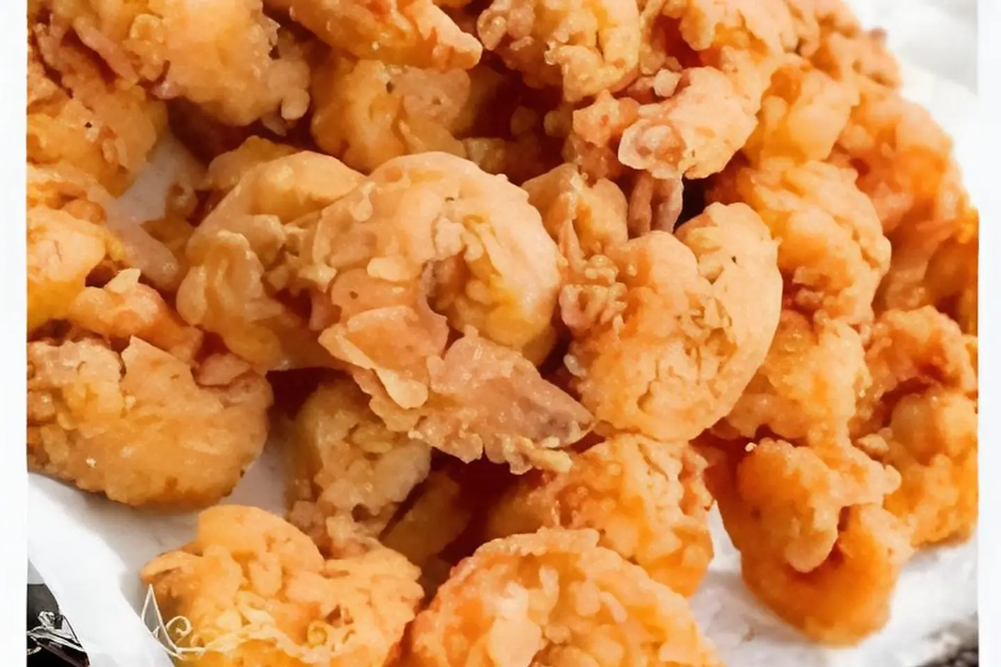 جمبري مقلي مع أرز