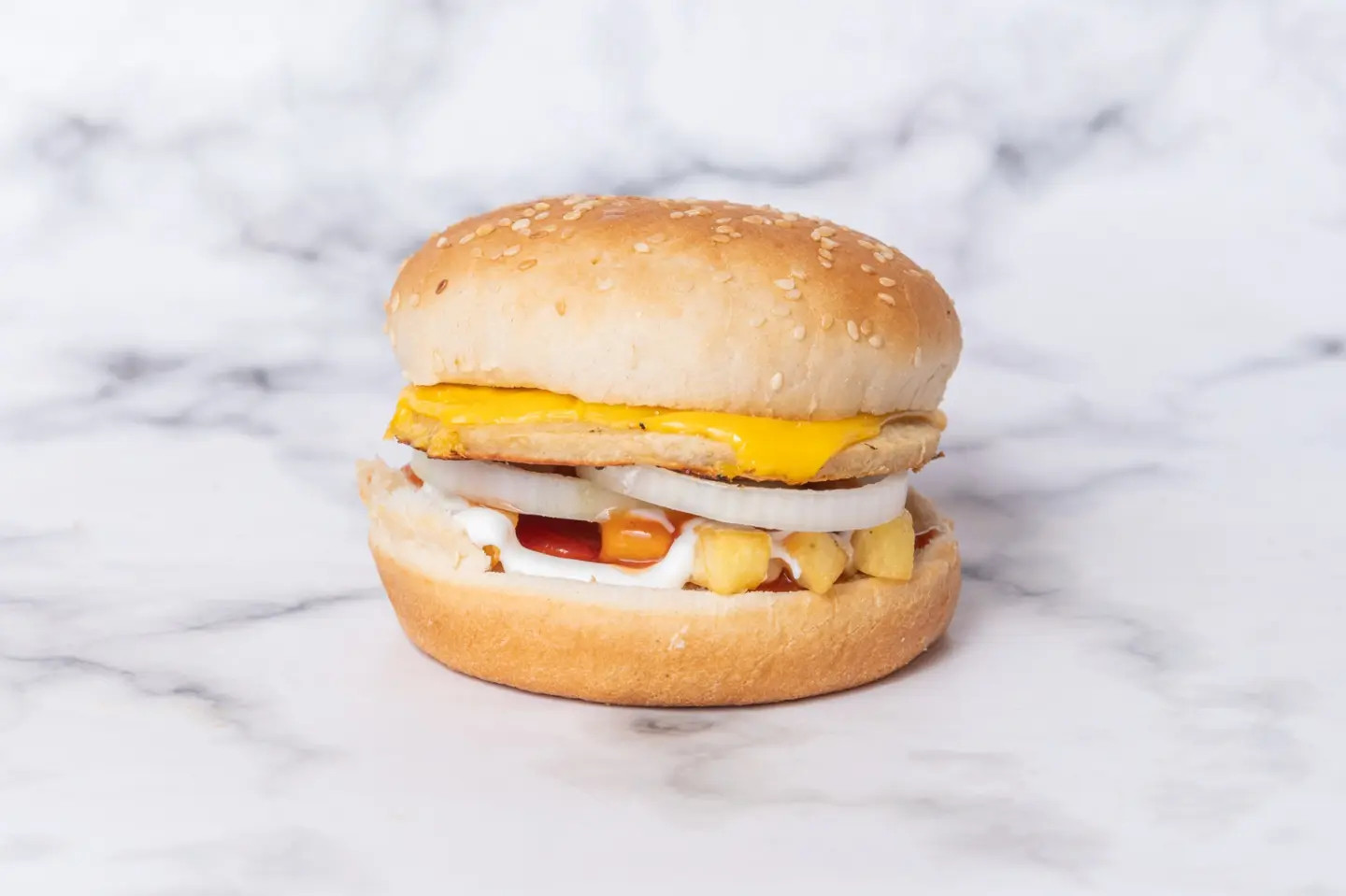 Chicken Pieces Burger