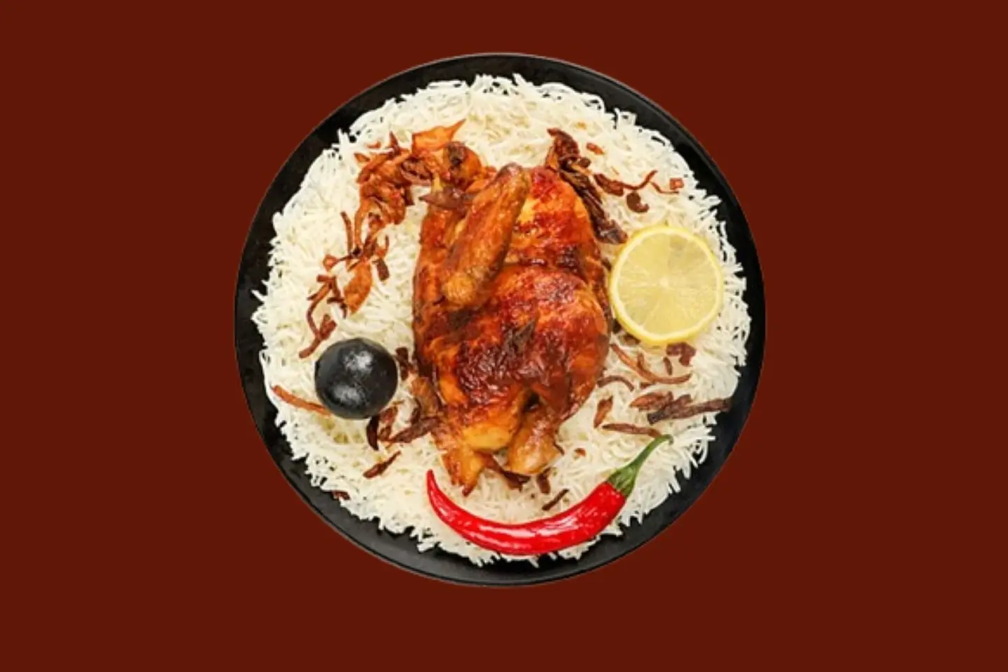 نصف دجاج شواية