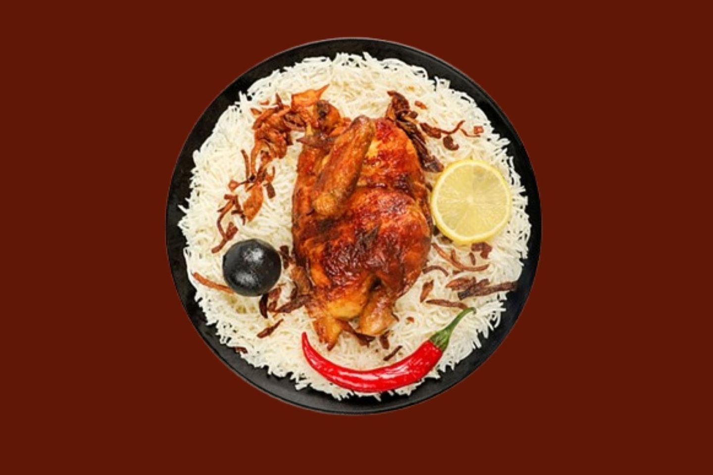 نصف دجاج شواية
