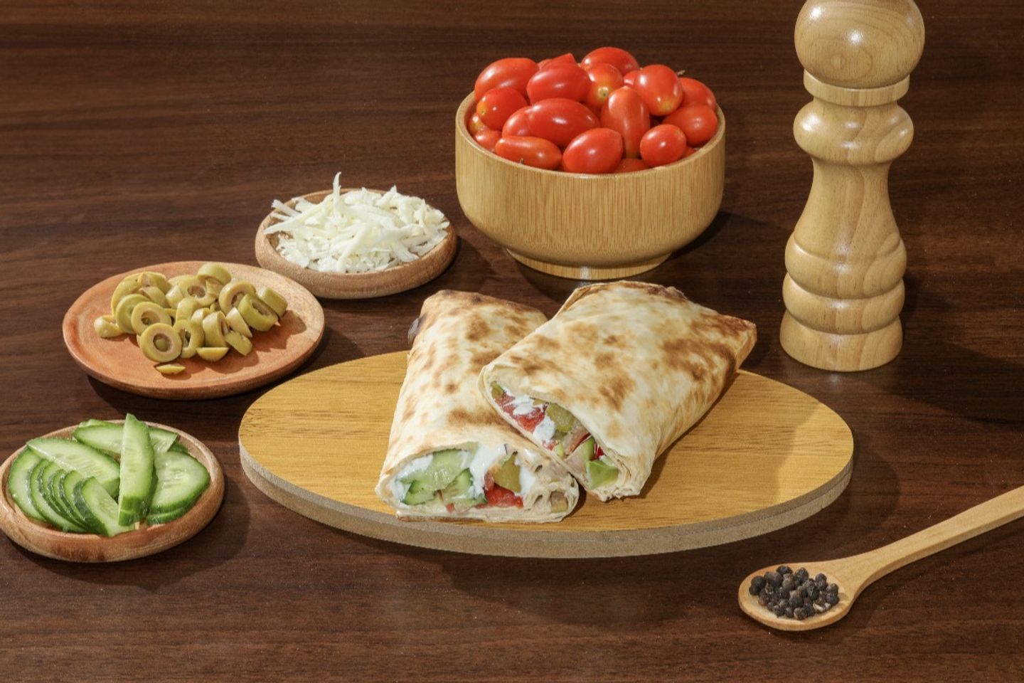 زعتر مع خضار