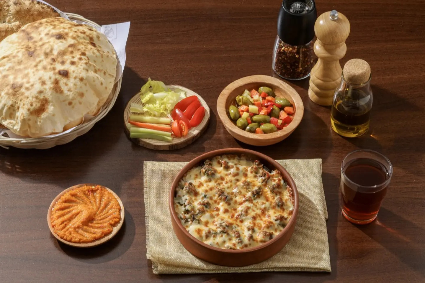 دجاج مع جبنة وبطاطس