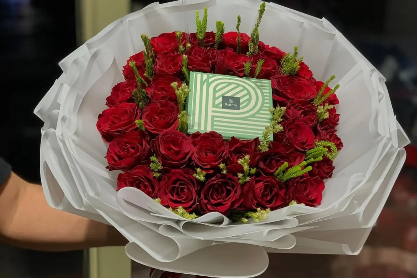 باقة باتشي الاحمر
