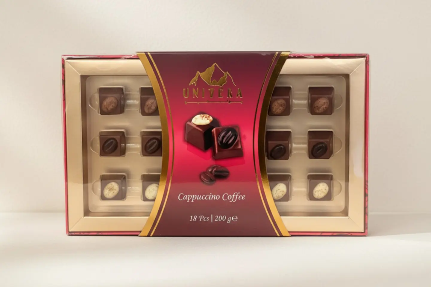 يونيفيرا - بوكس شوكولاتة قهوة كابتشينو