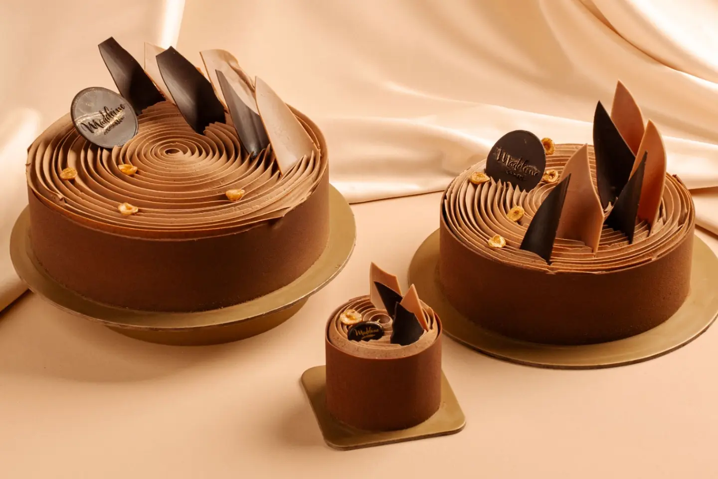 نيوتيلا موكا بروليه كيك - صغير