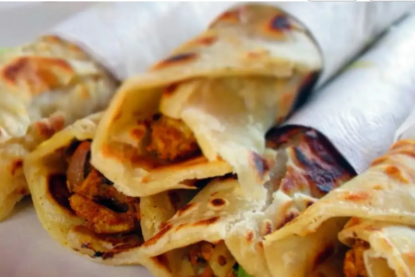 Kakori Paratha Roll   Beef