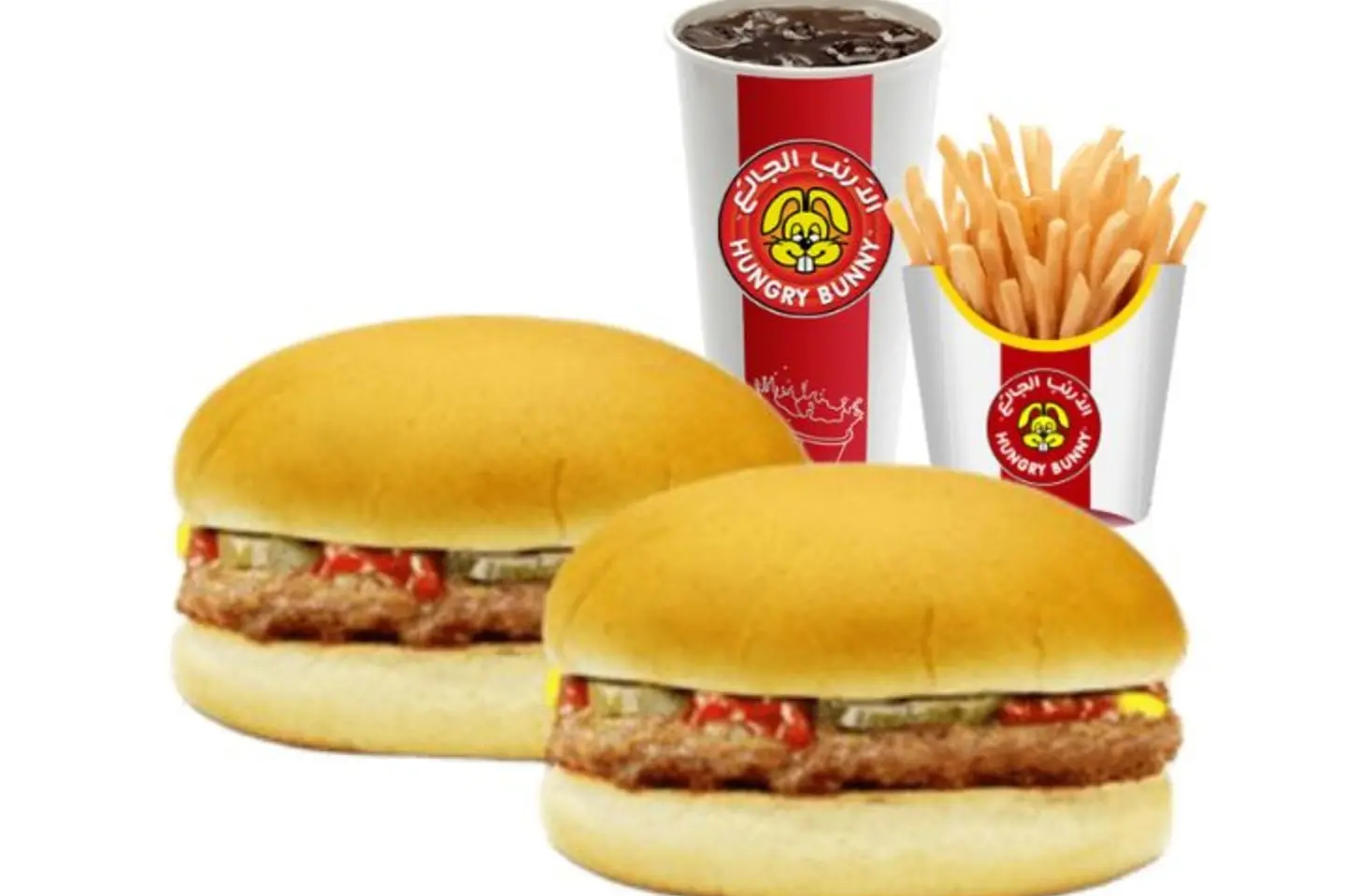 وجبة بني برجر توين