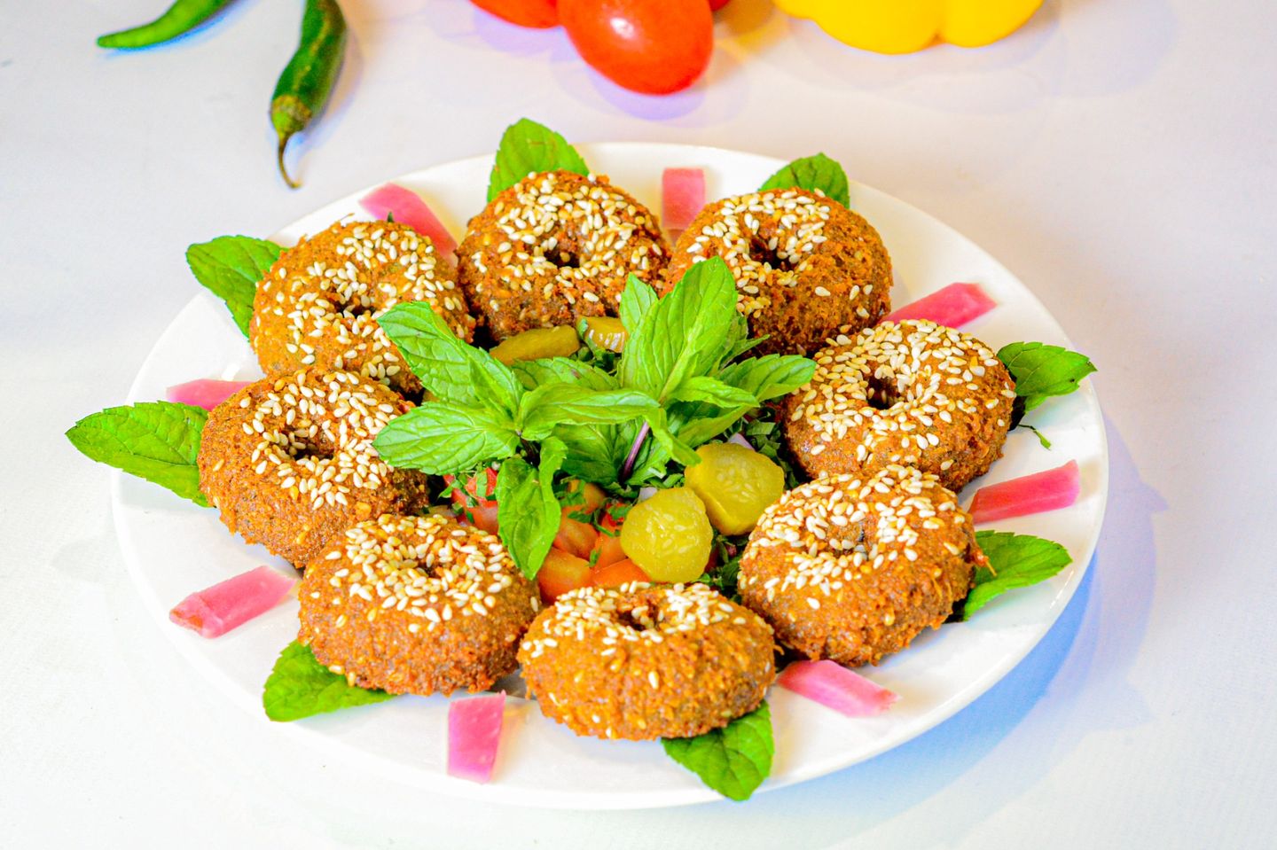 صحن فلافل