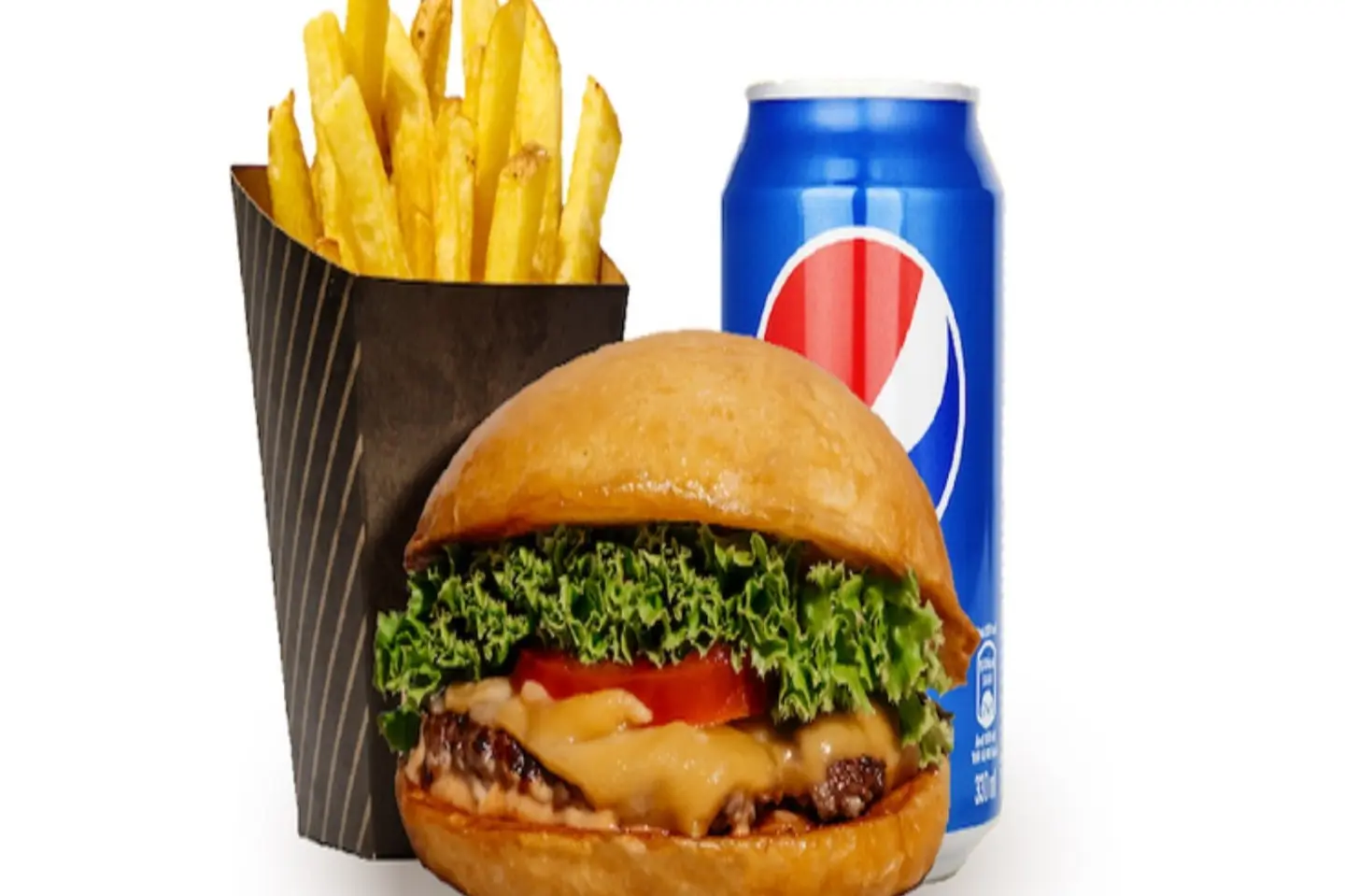 برجر لحم وجبة