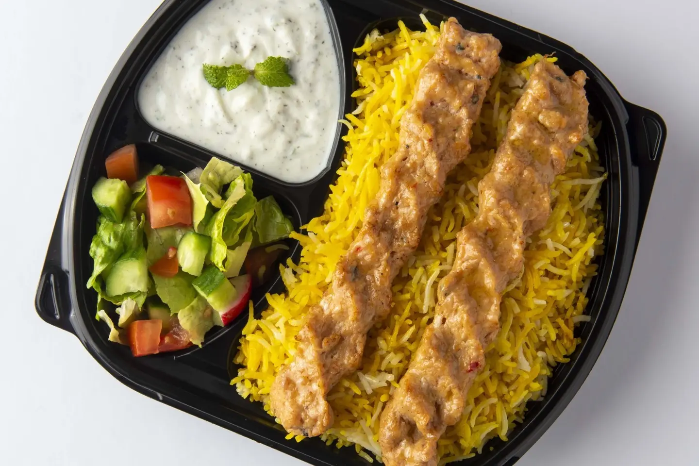 كباب دجاج وتمن