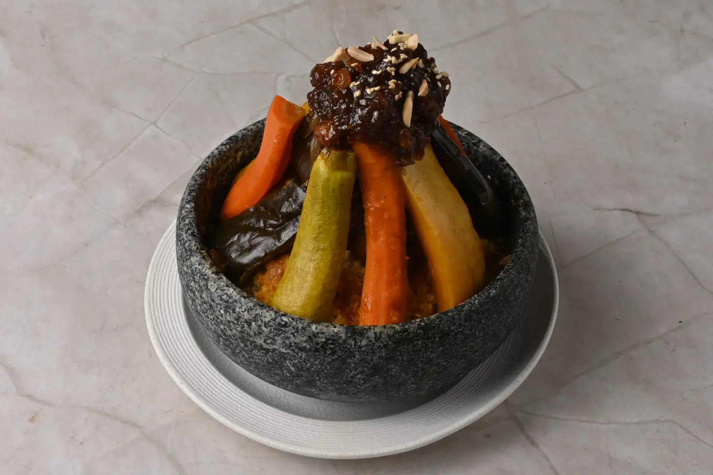 كسكس مغربي باللحم