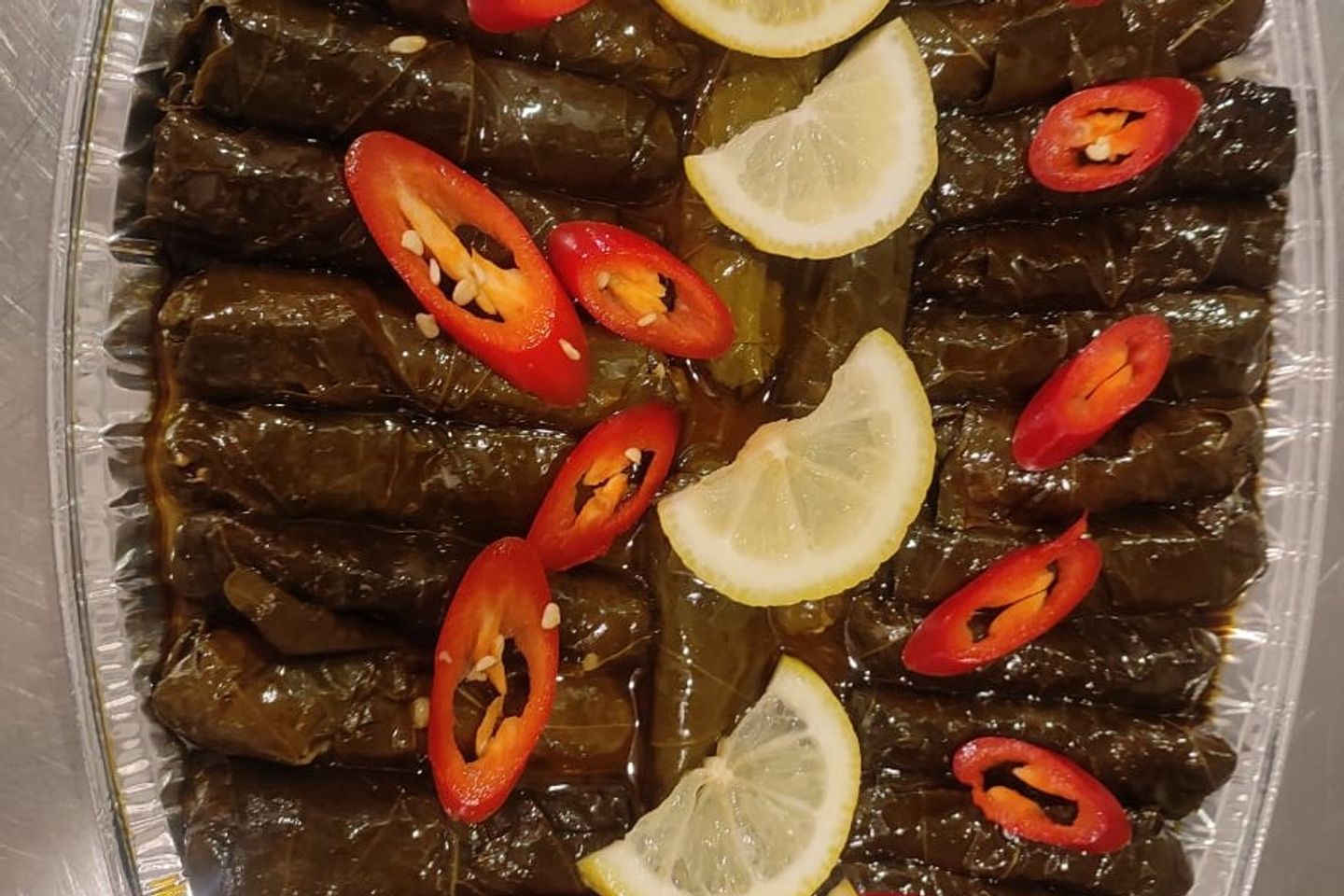 Spicy Grape Leaves Thirty Pieces