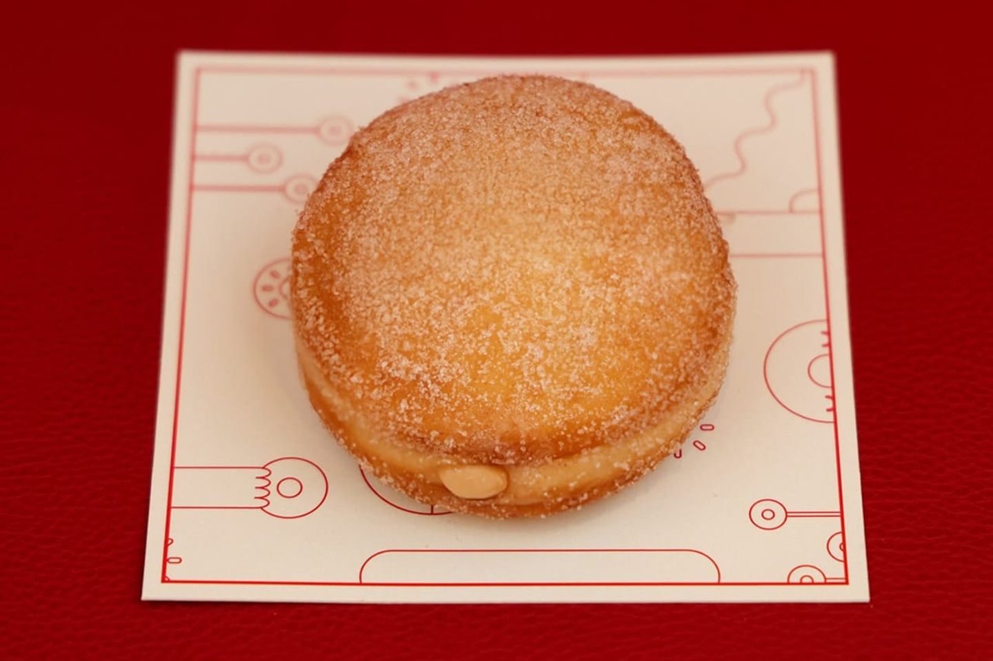 Hazelnut Stuffed Donut