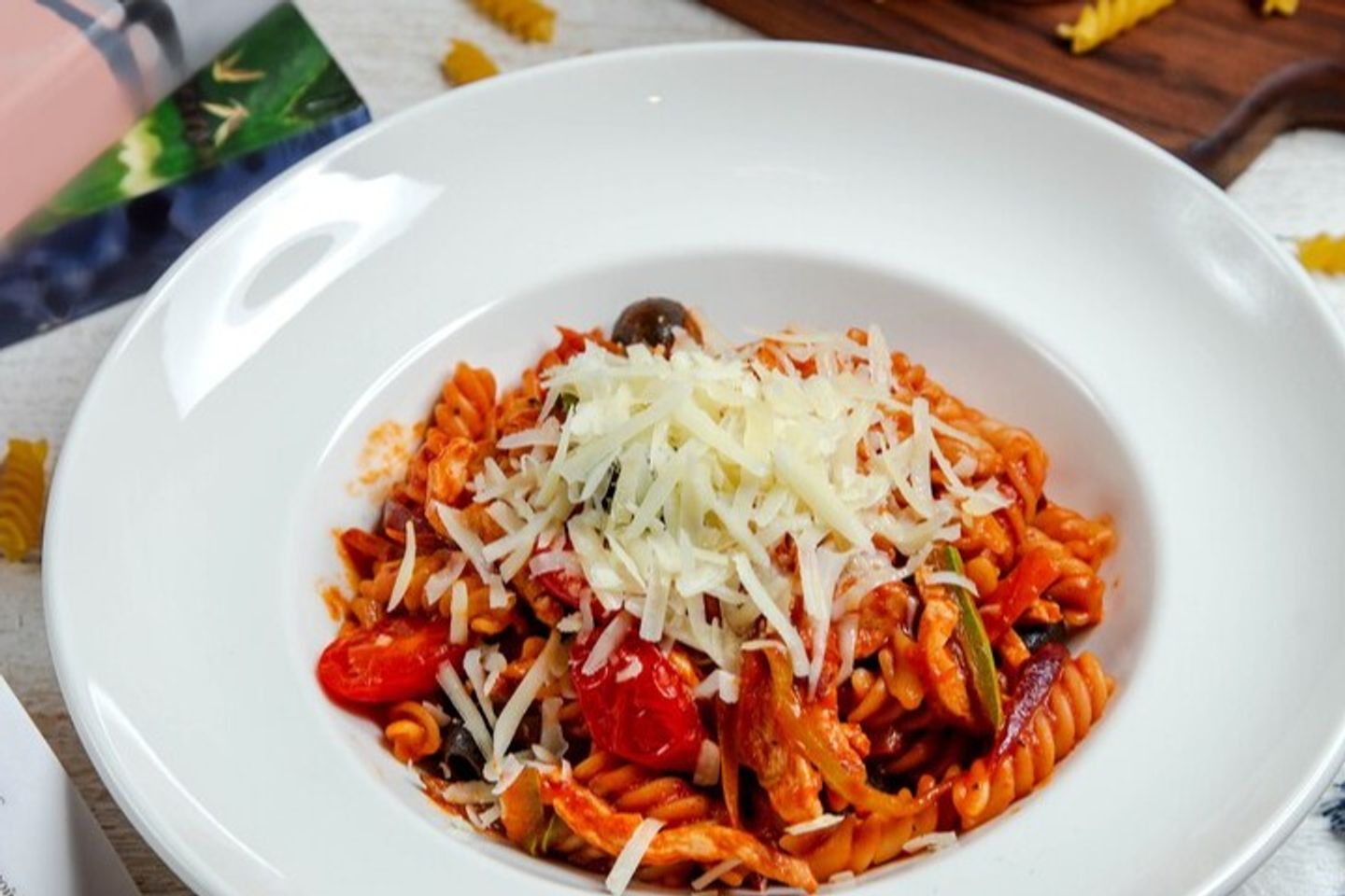 Arrabiata Mashroom Pasta