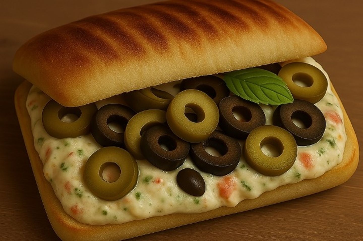 Labneh Zaatar Sandwich