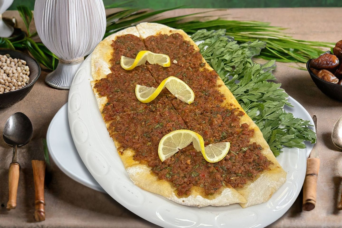 لحم بعجين