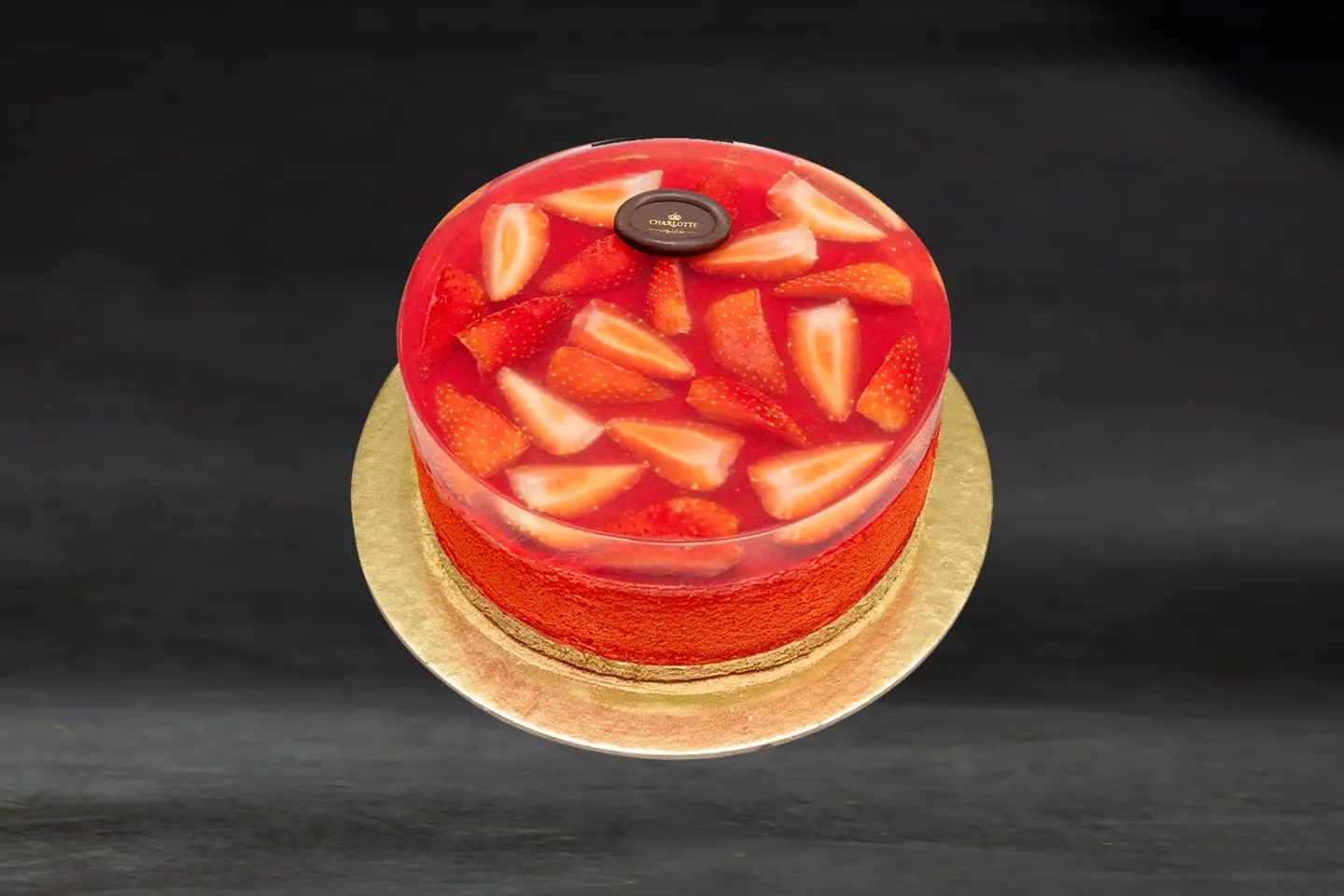 شيز كيك الفراولة وسط