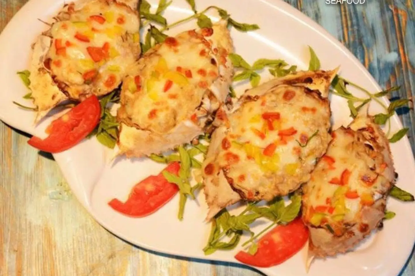 كابوريا مخلية بالجبنه والكريمه