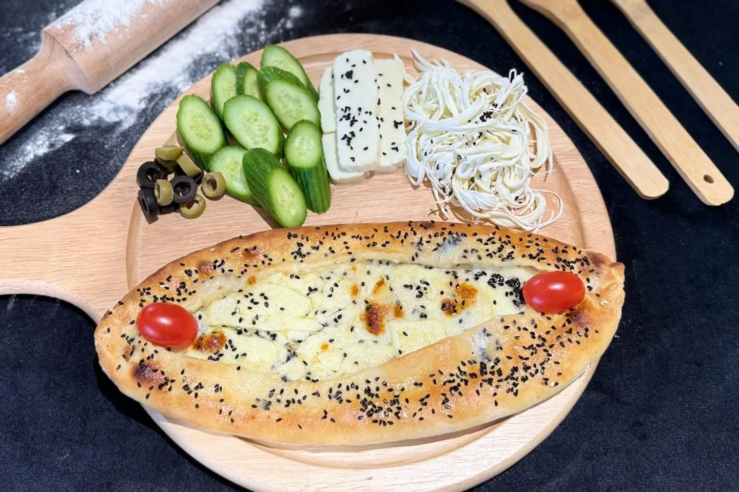 جبنة عكاوي مع بقدونس