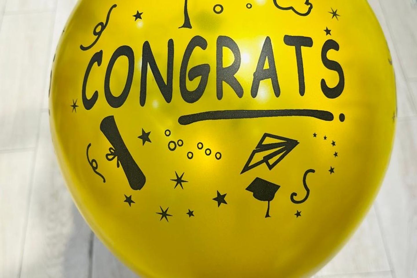 Gold Graduation Balloon