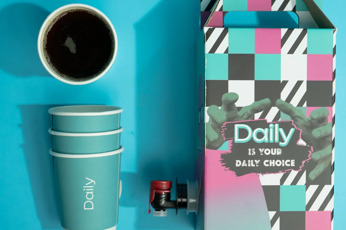 بوكس قهوة اليوم حار 1 لتر