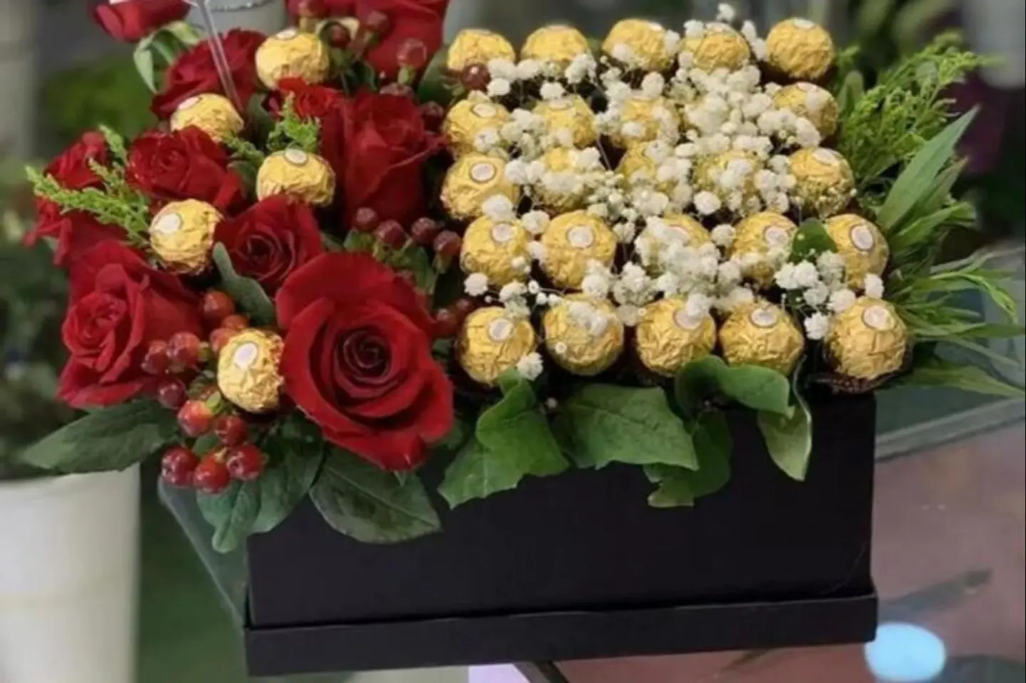 تنسيق ورد مع شوكولا 1