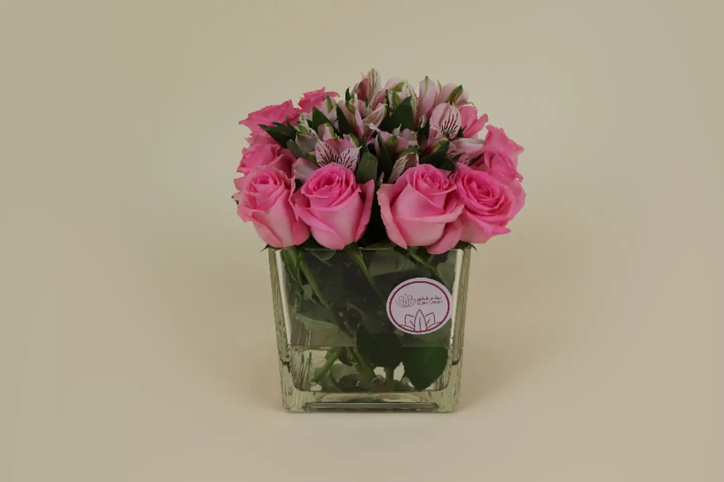 الوان السعادة | مزهرية زجاج