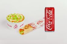 كوتشي فرايز صغير و ساندوش و كولا