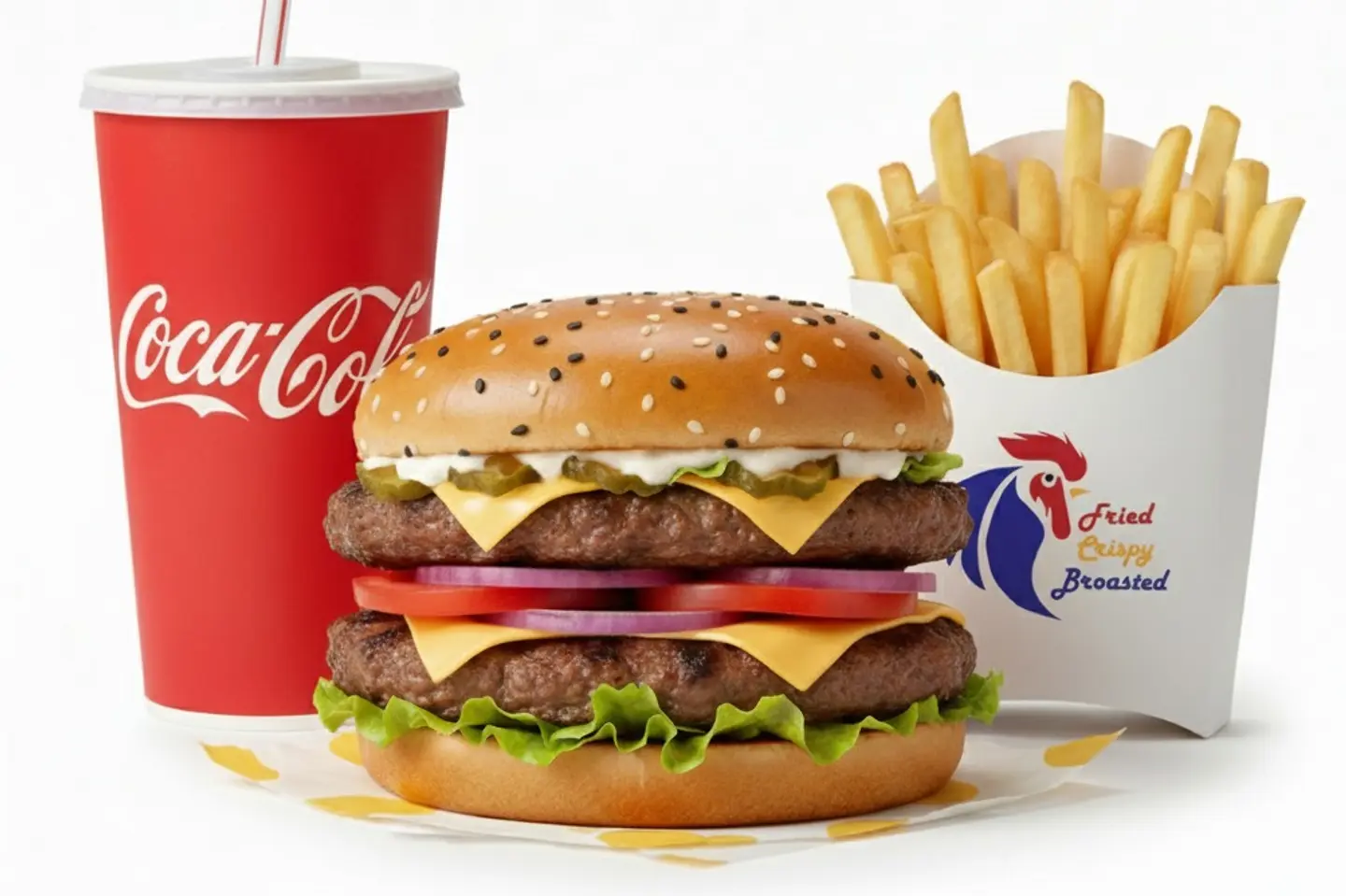 Burger Laham Double Meal