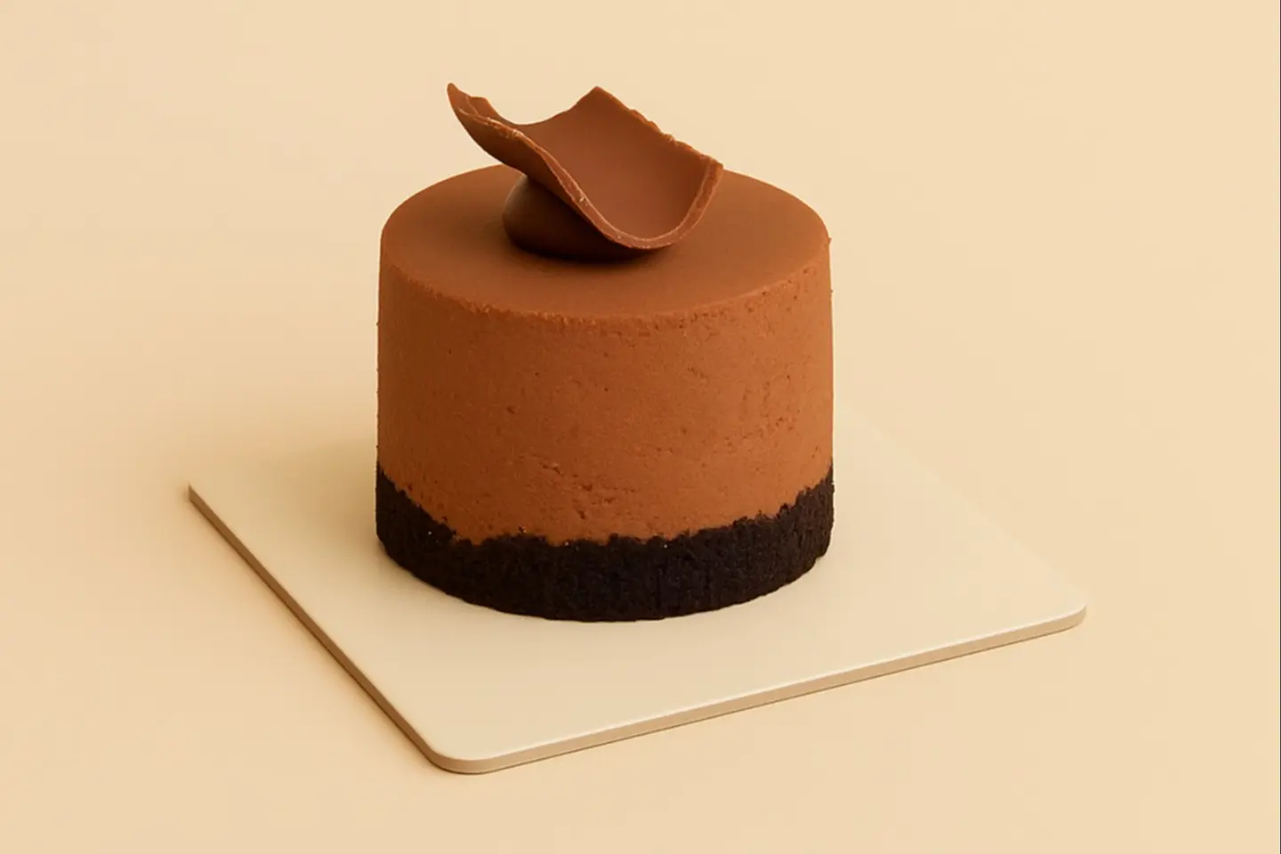 قطعة تشيز كيك شوكولا