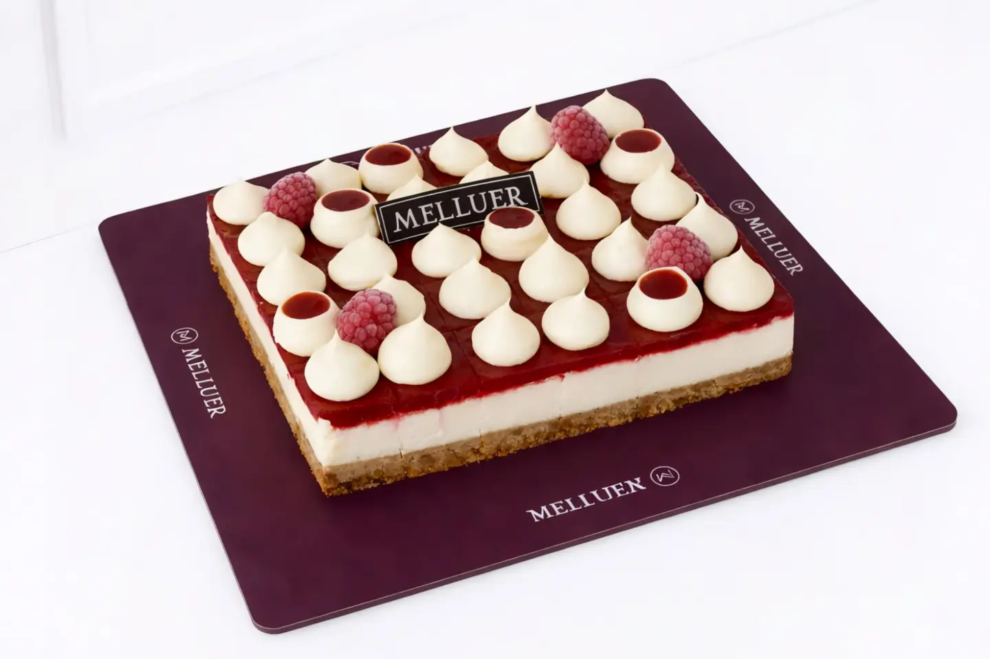 قاعده تشيز كيك التوت صغير ٣٠ قطعة