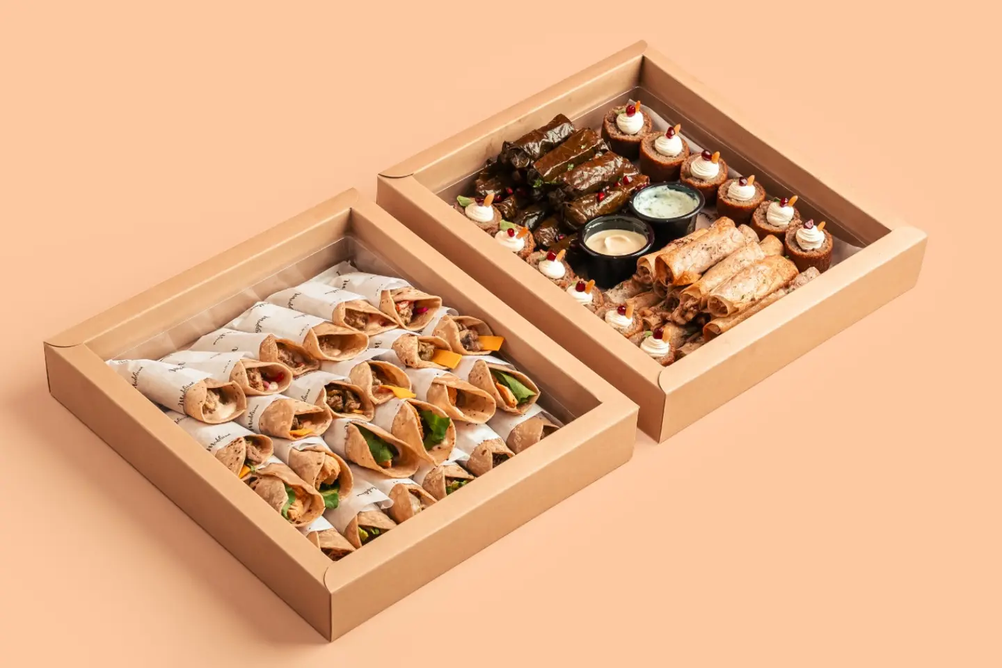 كومبو تشاباتي مع مقبلات عربية