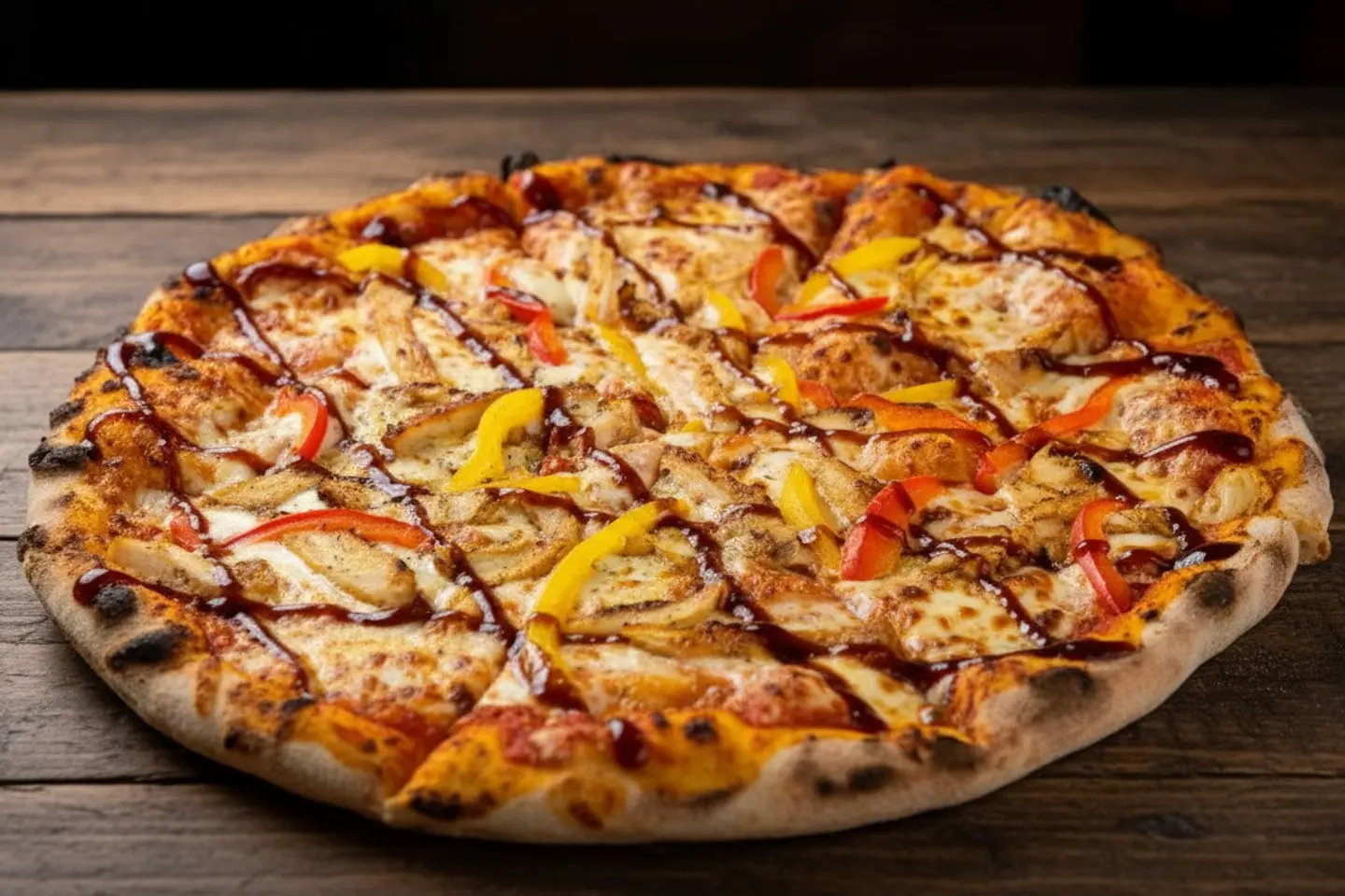 بيتزا تشيكن باربيكيو - وسط