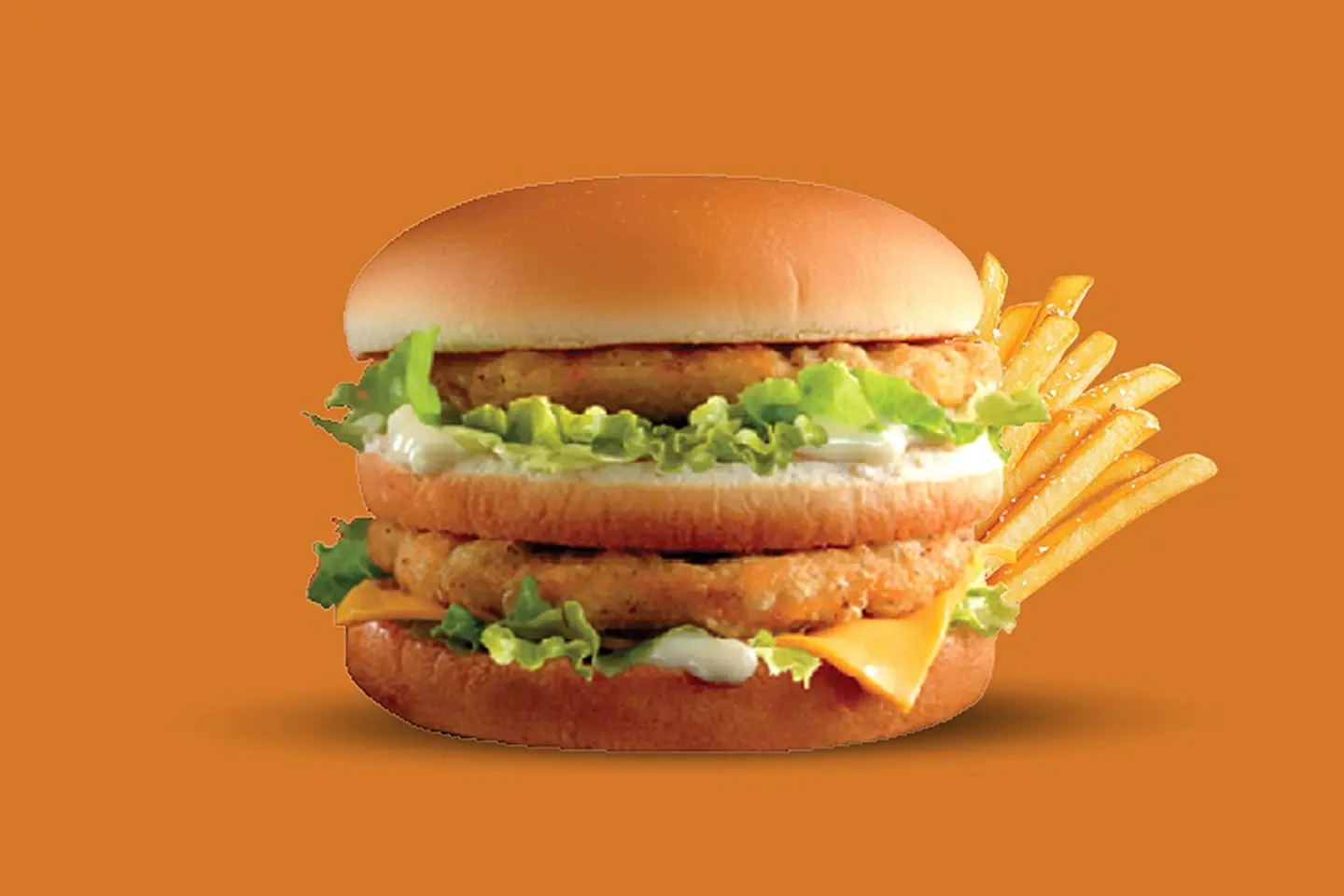 لحم دبل برجر