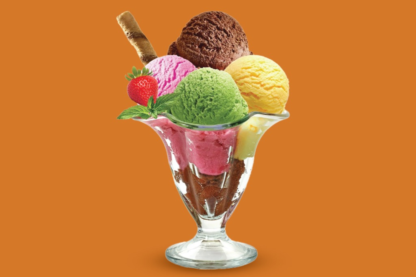 آيس كريم مشكل