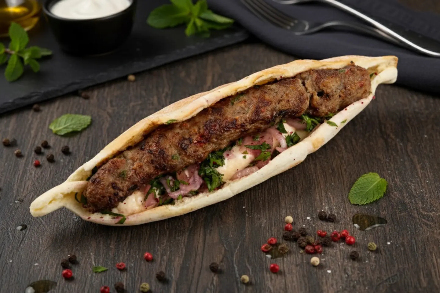 كباب لحم بالحمص